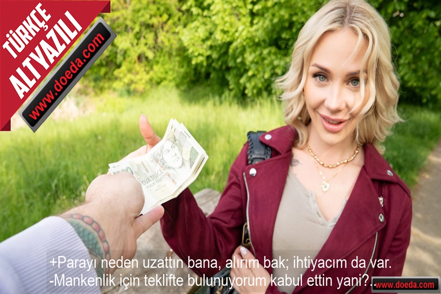 Güzele Mankenlik Teklif Edip Nakit Verdi Sokakta Sikti